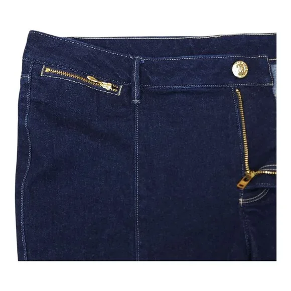 Spartina 449 Womens Denim Pants Jeans Size 14 Cotton & Spandex Blend Dark Wash - Picture 8 of 12